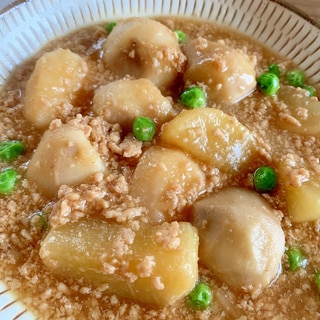 里芋と大根のそぼろ煮